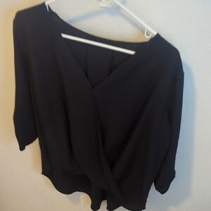 Source Unknown Black Women's Blouse